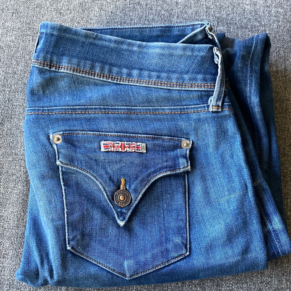 Hudson Collin Flap Skinny Jean (hemmed)
